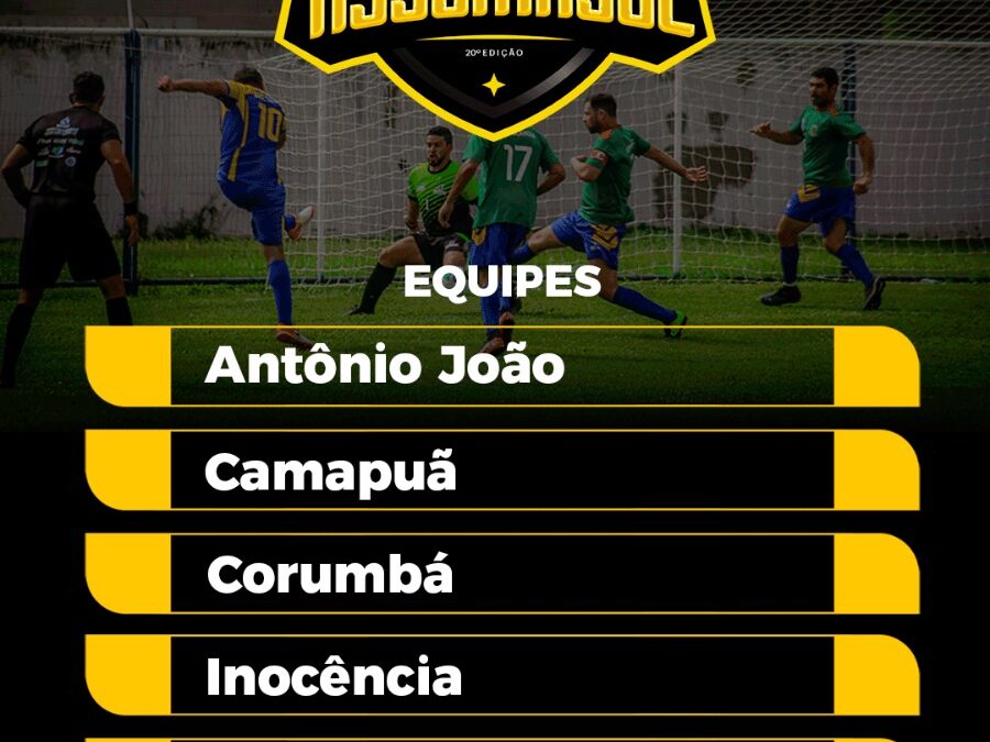 Camapuã: Sede da Primeira Etapa da Quarta Fase da 20ª Copa Assomasul